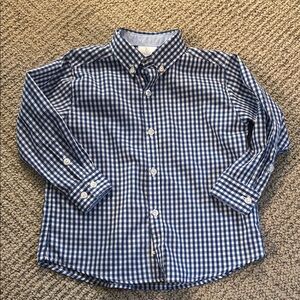 Little English Boy’s Blue Checkered Shirt